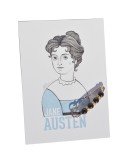 Ilustración Jane Austen de Olalla Ruiz