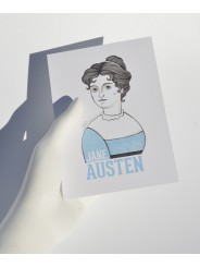 Ilustración Jane Austen de Olalla Ruiz