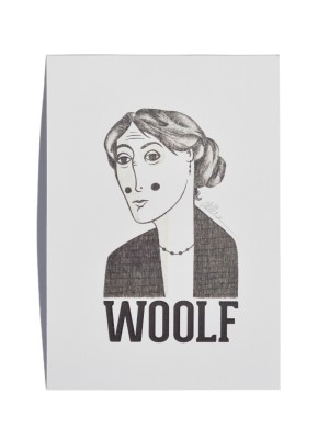 Illustration of Virginia Woolf by Olalla Ruiz