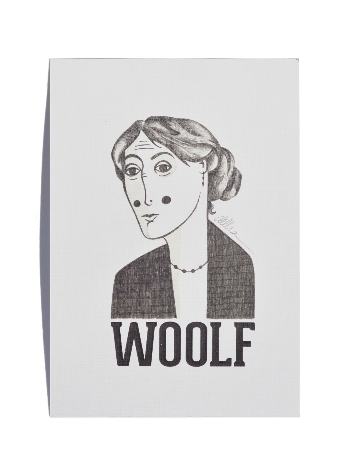 Illustration of Virginia Woolf by Olalla Ruiz