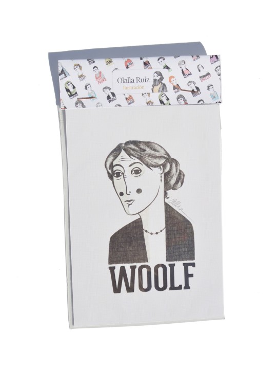 Ilustración Virginia Woolf de Olalla Ruiz