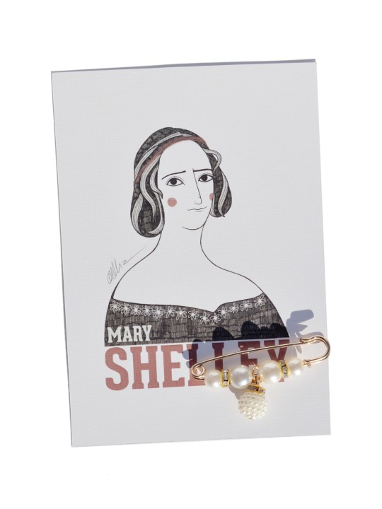 Ilustración Mary Shelley de Olalla Ruiz