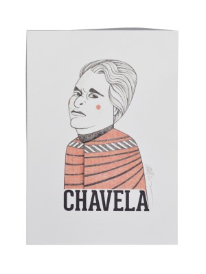 Illustration of Chavela Vargas by Olalla Ruiz