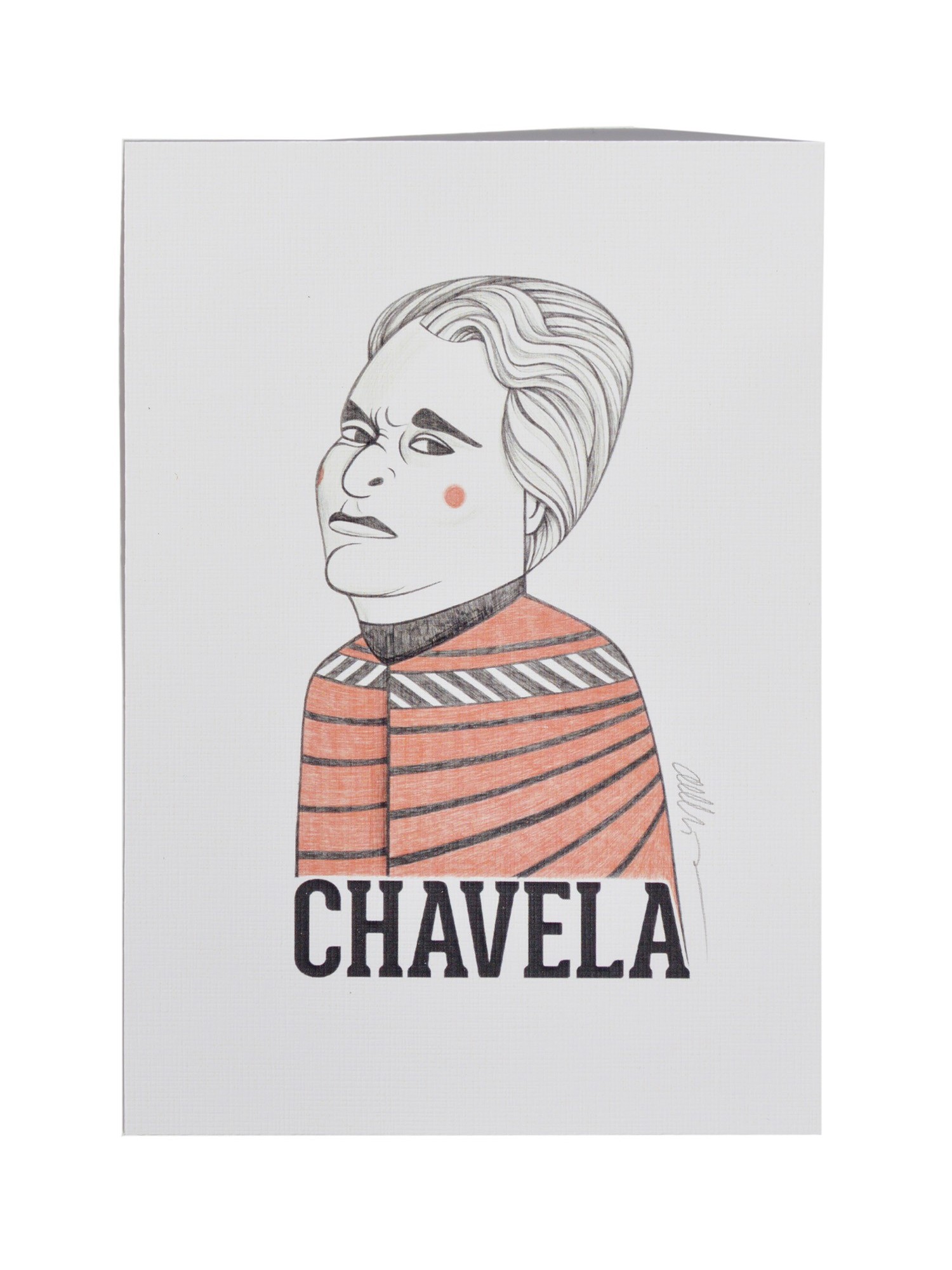 Illustration of Chavela Vargas by Olalla Ruiz