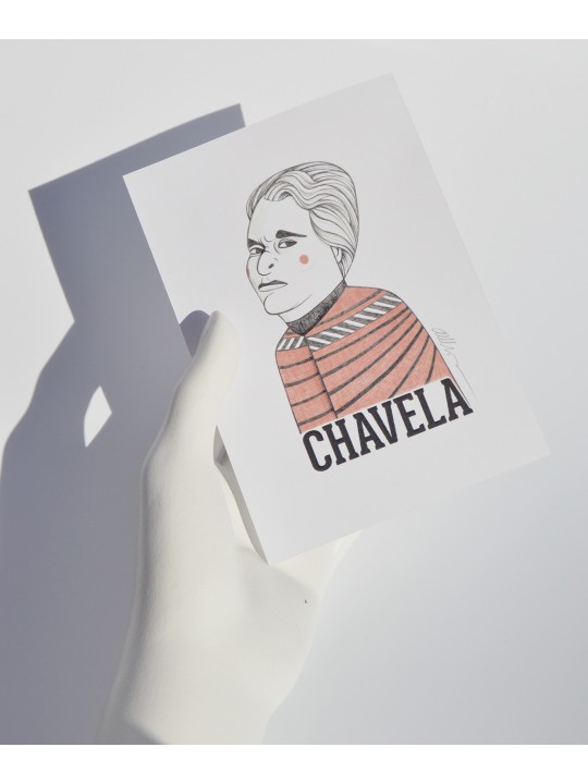 Illustration of Chavela Vargas by Olalla Ruiz