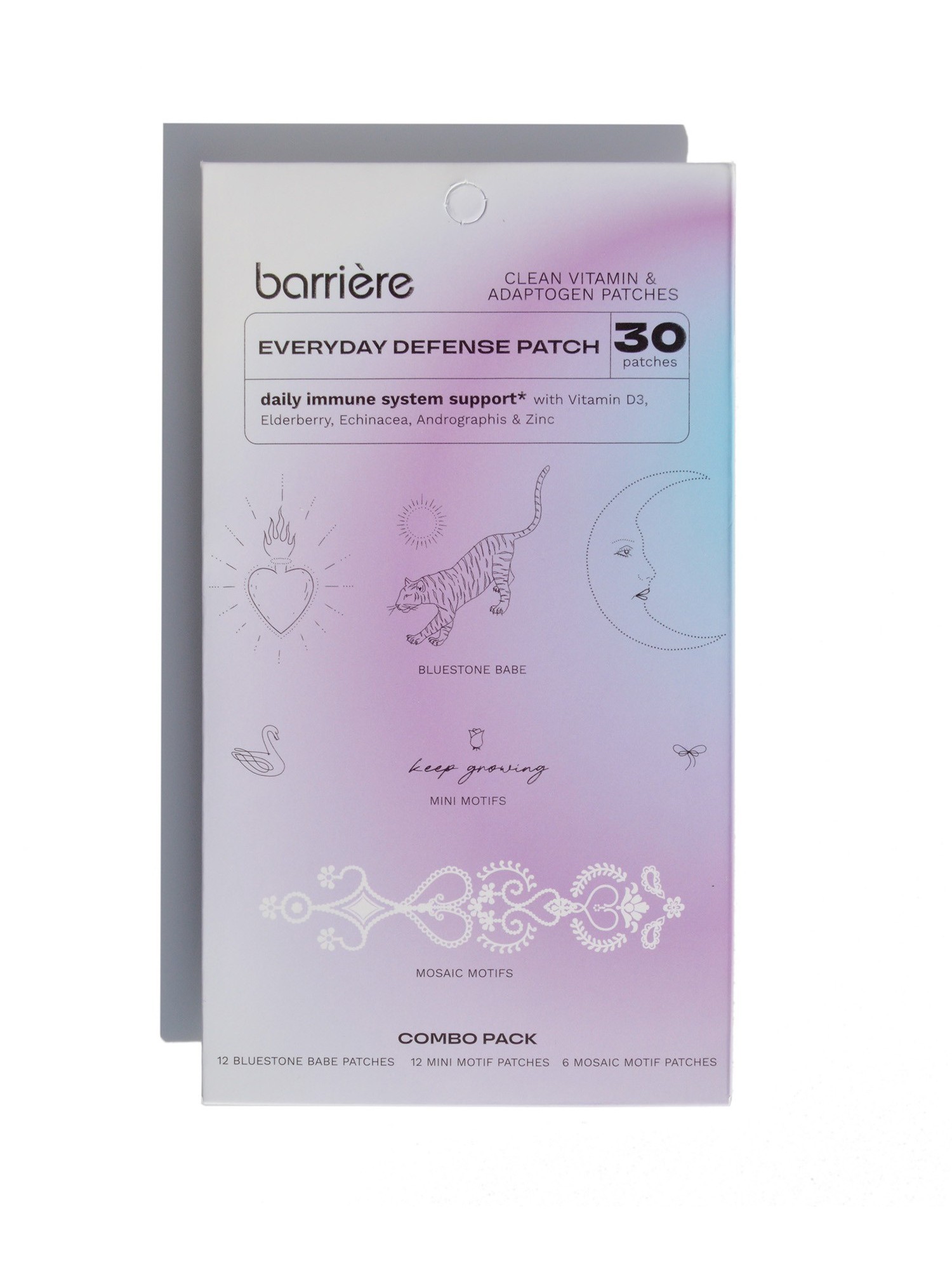 "Defensa Diaria" Parches Vitamínicos de My Barrière Pack de 30 Multiprint