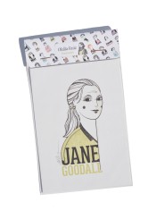 Illustration of Jane Goodall by Olalla Ruiz