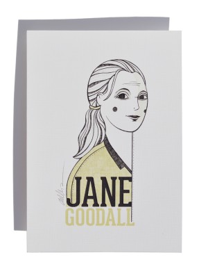 Illustration of Jane Goodall by Olalla Ruiz