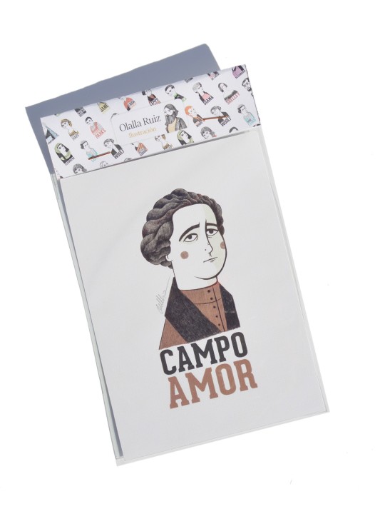 Illustration of Clara Campoamor by Olalla Ruiz