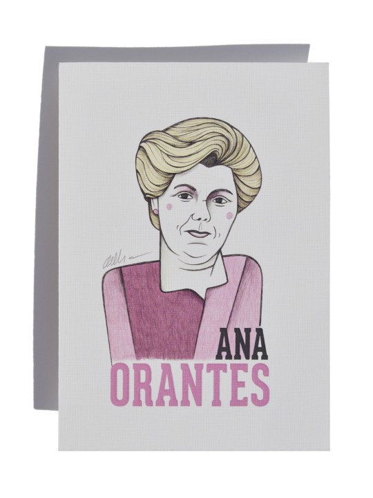 Illustration of Ana Orantes by Olalla Ruiz