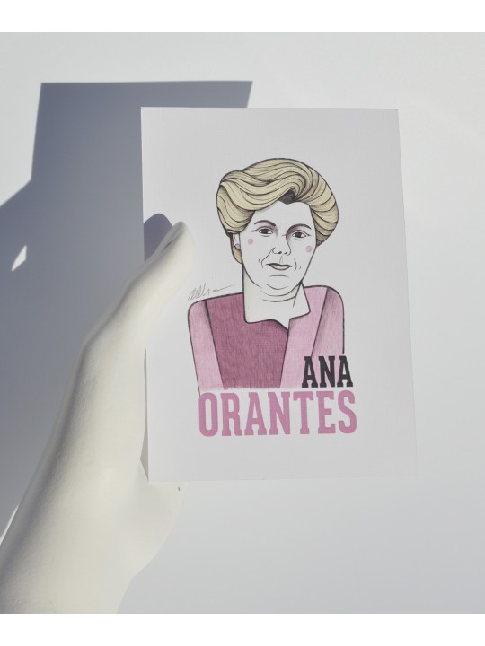 Illustration of Ana Orantes by Olalla Ruiz
