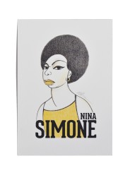 Illustration of Nina Simone by Olalla Ruiz