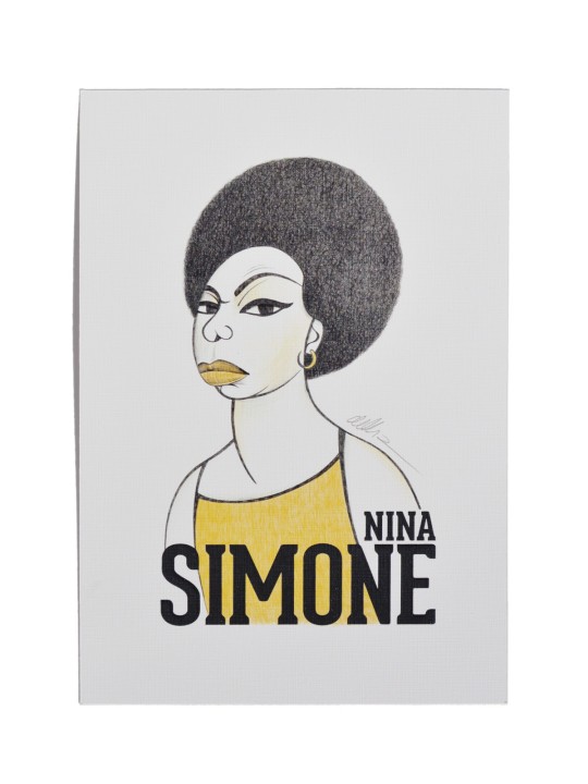Illustration of Nina Simone by Olalla Ruiz