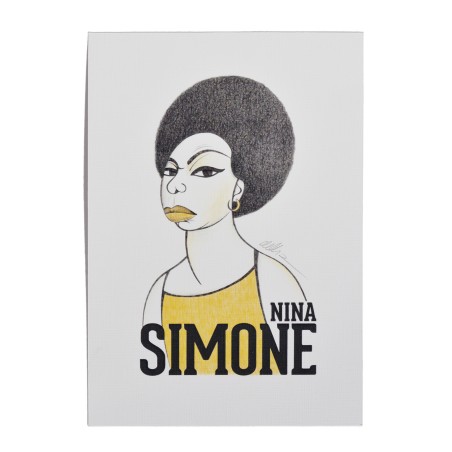 Illustration of Nina Simone by Olalla Ruiz