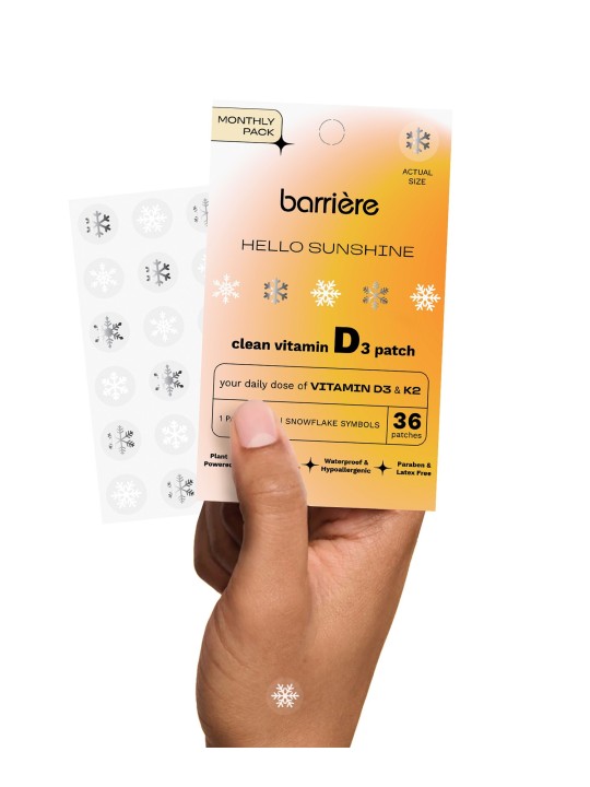 My Barriére "Hello Sunshine" Snowflake Vitamin D3 Patchs