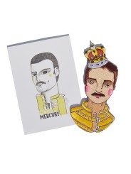 Parche bordado autoadhesivo con calor Freddy Mercury