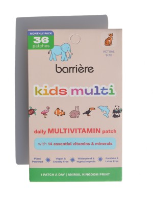 Parches de Multivitaminas de My Barrière Kids - Paquete de 36 / Reino Animal