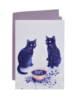 Botanopia "Oops" – Naughty cats accident - I’m Sorry Card