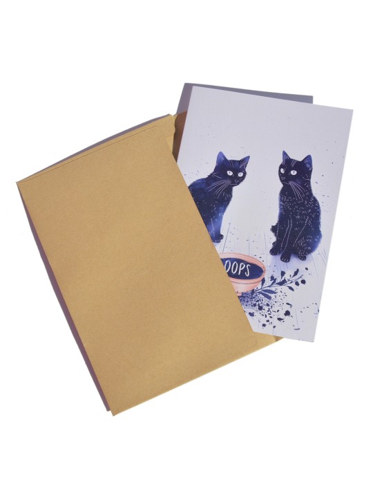 Botanopia "Oops" – Naughty cats accident - I’m Sorry Card