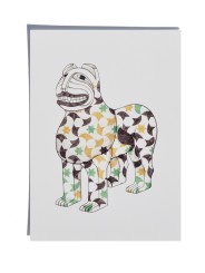 Postcard of the Lion Nasrid Tiles  from the Granada Lions