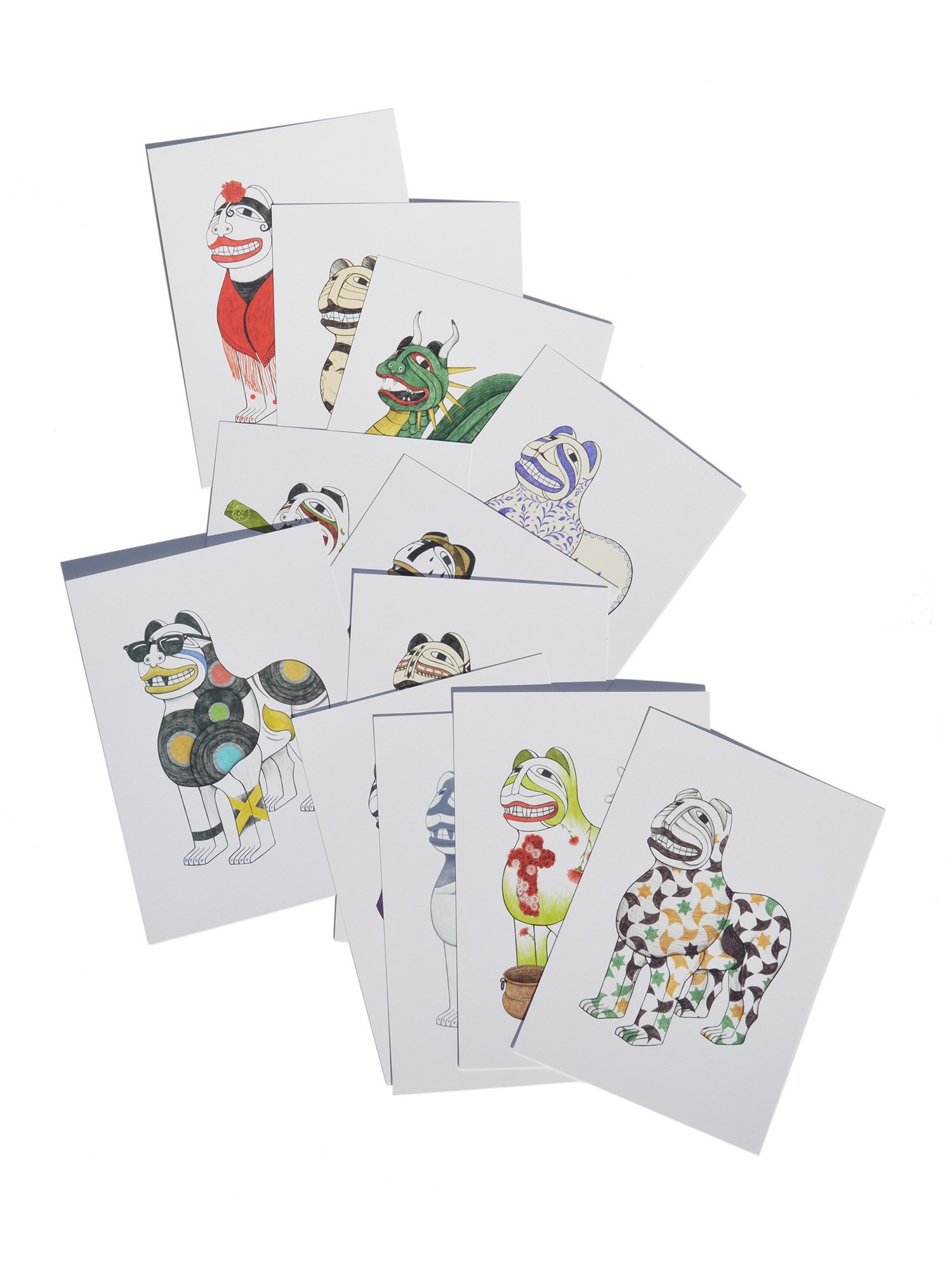 Lot of all the postcards from the Fuente de la Granada Collection of t