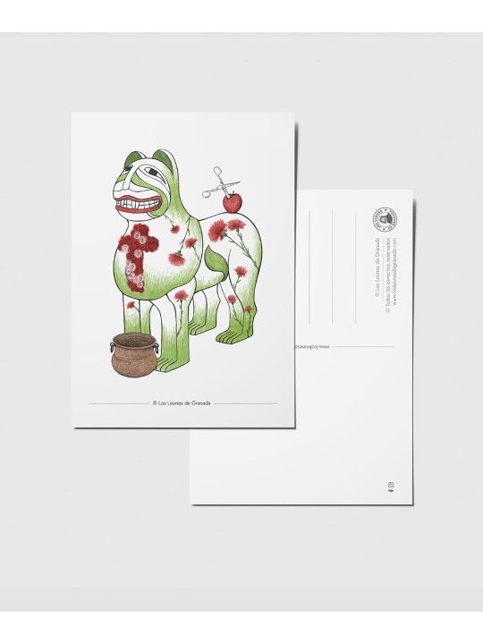 Postal León Día de la Cruz de Los Leones de Granada