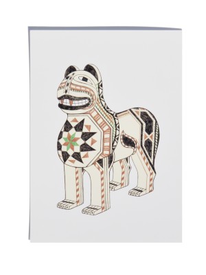 Postcard of the Lion «Mariana Pineda»  from the Granada Lions