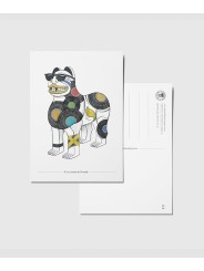 Postcard of the Lion "Musical Scene"  from the Granada Lions