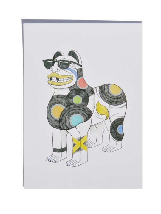 Postcard of the Lion "Musical Scene"  from the Granada Lions