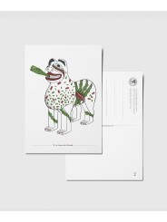 Postcard of the Lion "Cañas y Tapas"  from the Granada Lions