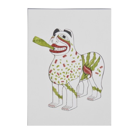 Postal León "Cañas y Tapas" de Los Leones de Granada