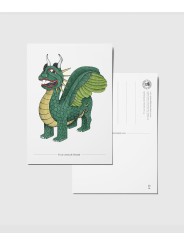 Postal León "Tarasca" de Los Leones de Granada