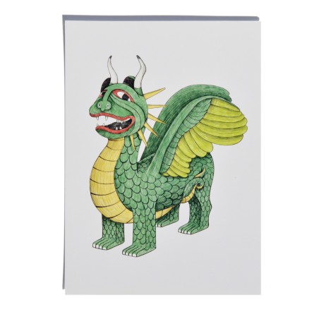 Postal León "Tarasca" de Los Leones de Granada