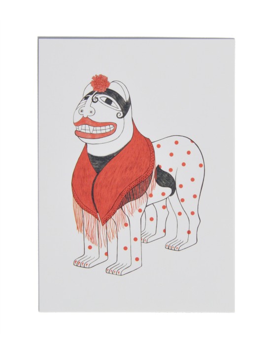 Postcard of the Lion "Zambra del Sacromonte"  from the Granada Lions