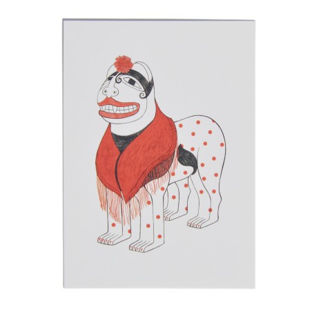 Postcard of the Lion "Zambra del Sacromonte"  from the Granada Lions