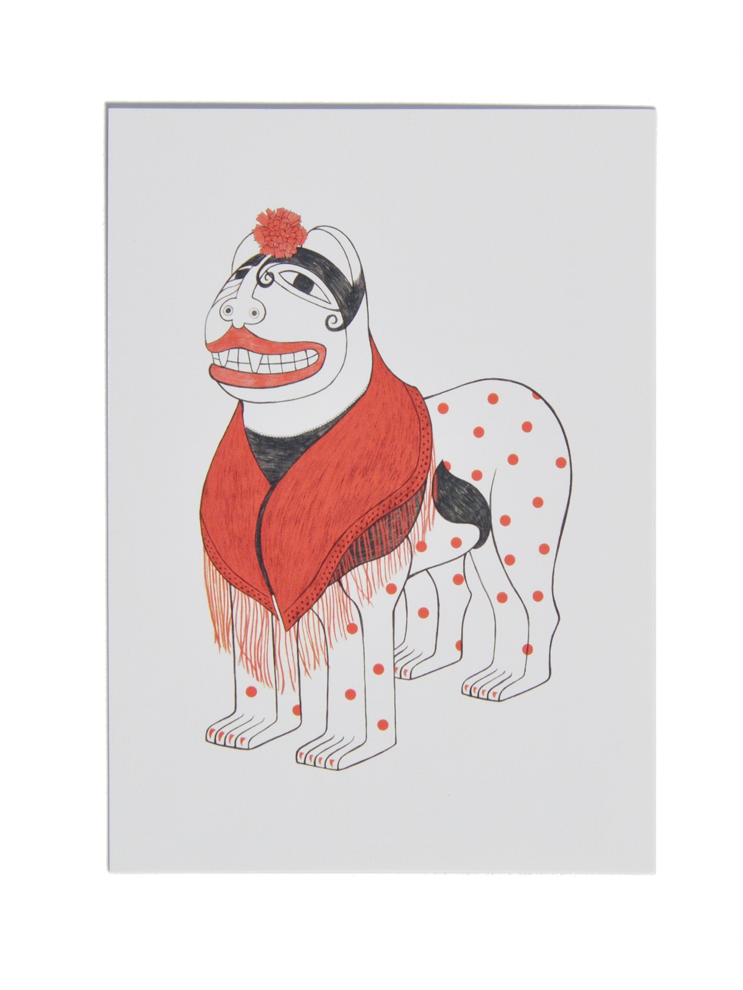 Postcard of the Lion "Zambra del Sacromonte"  from the Granada Lions