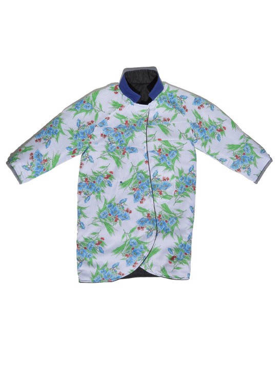 Abrigo Reversible enguatado en Denim de San Fabrizzio