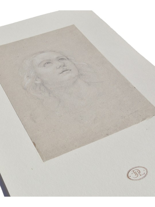 Original Drawing of an angel – Juan Díaz Losada | Pencil on 300 gsm Ca