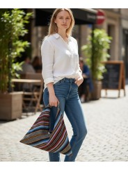 Japanese Azuma-Bukuro "Alpujarreño Blue" Bag – HOSHI*