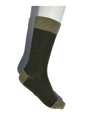 Miss Calcetín Olive green Low-Cut Wool Socks
