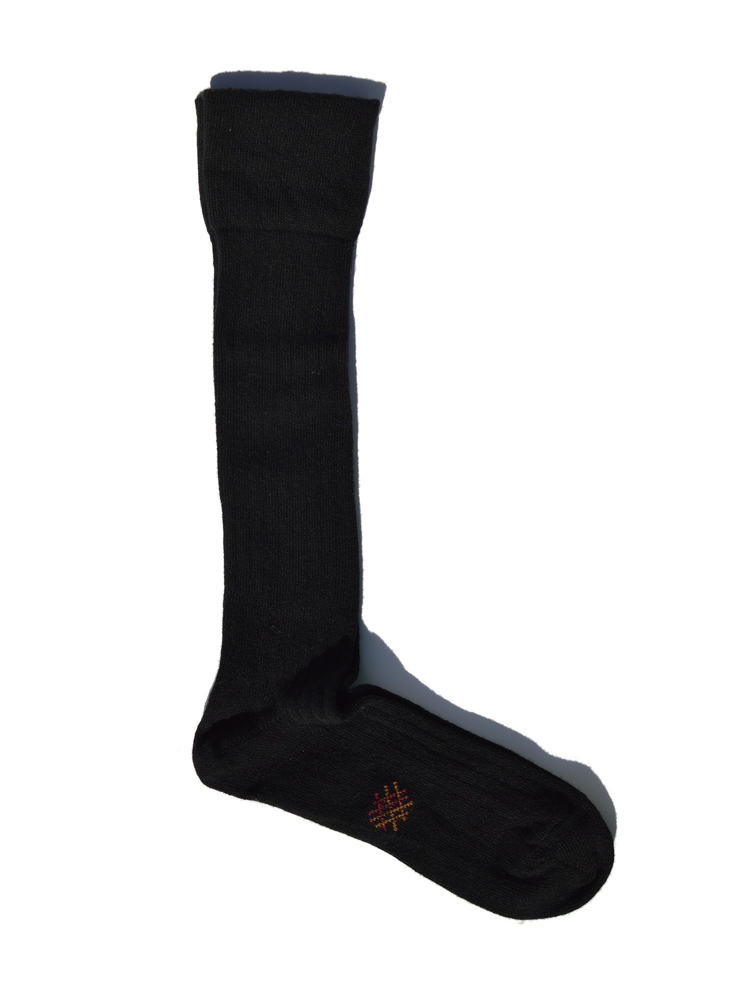 Miss Calcetín Black High-Cut Wool Socks