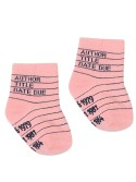 Out of Print - Baby Library Card Ankle Socks 4-pack