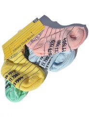 Out of Print - Baby Library Card Ankle Socks 4-pack