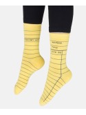 Out of Print - Yellow Library Card  Socks