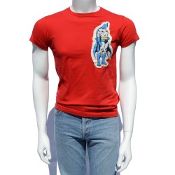Red T-shirt patchwork with...