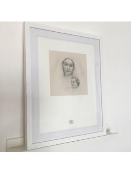 Dibujo de la Virgen de los Remedios